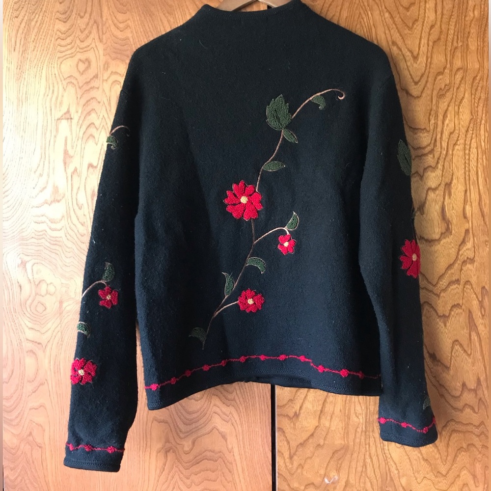 Embroidered Wool Jacket - Picture 2 of 4